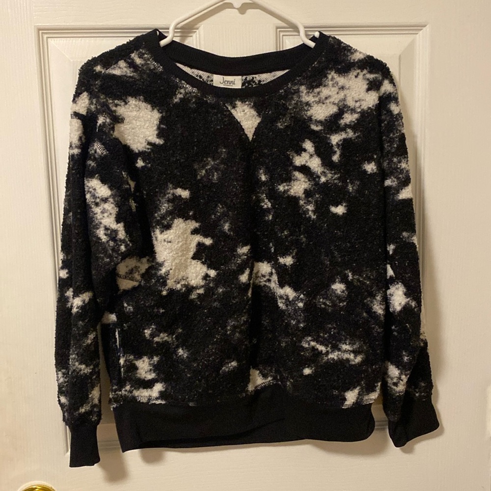 Black and white tie dye lounge set